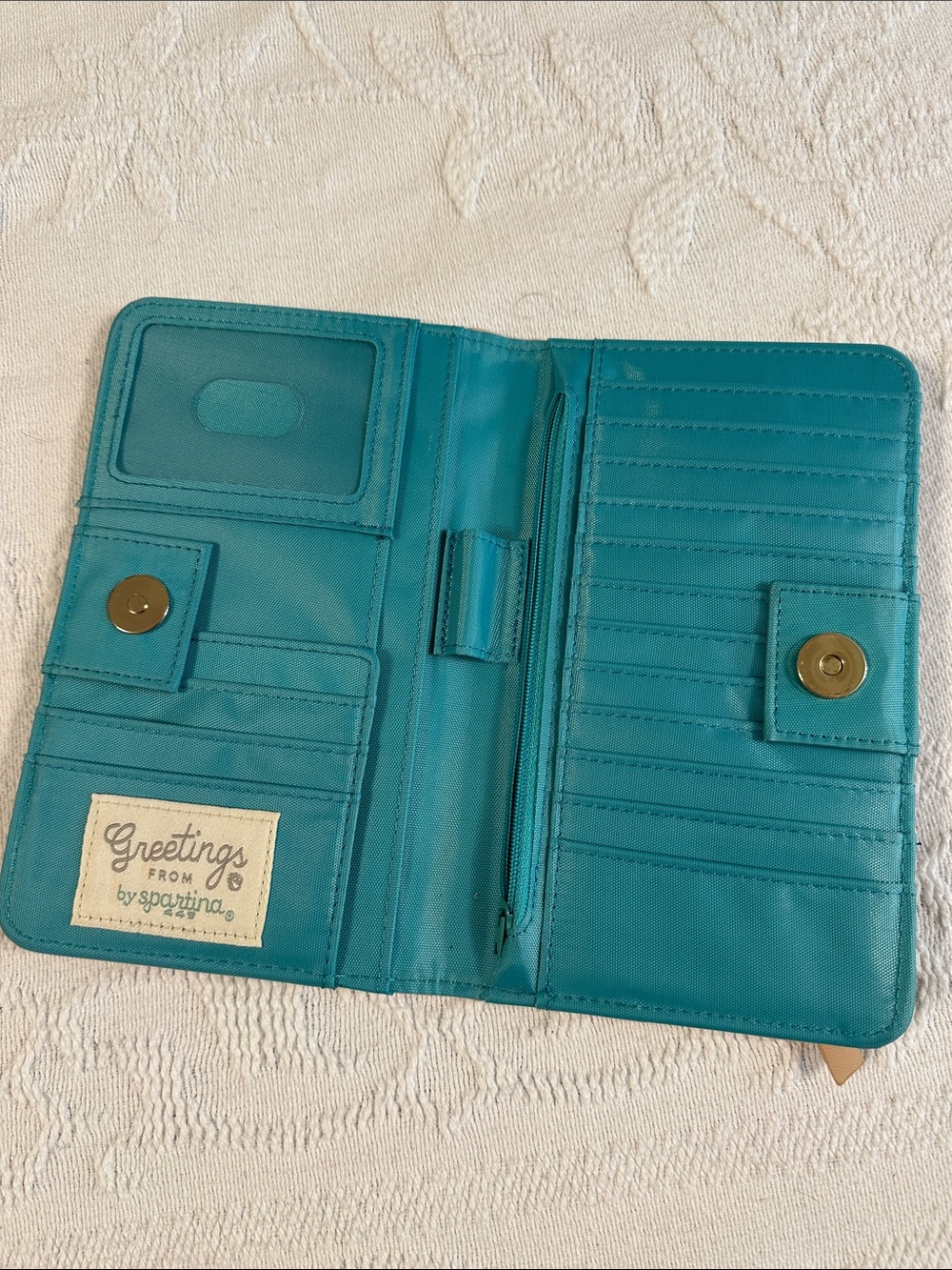 Spartina 449 Blue Ridge Mountains North Carolina Zip Wallet - Picture 3 of 9